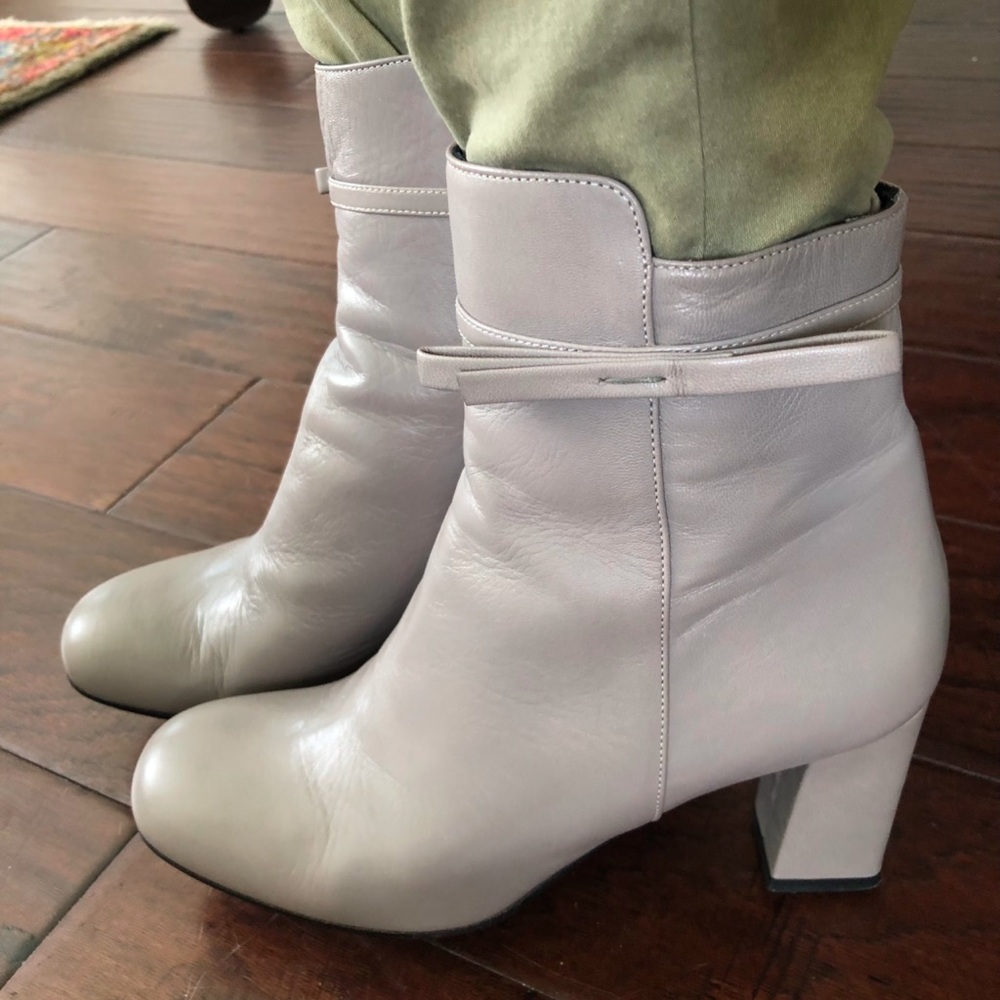 Soft leather Italian made boots.